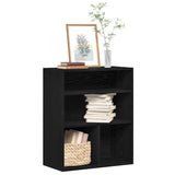 Book Cabinet Black 60x30x71.5 cm Engineered Wood 860311