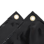 Tarpaulin 650 g/m² 2x3 m Black 151349
