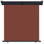 Balcony Side Awning 165x250 cm Brown 48435
