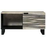 Coffee Table White 80 x 50 x 40 cm Engineered Wood 4017976