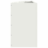 Corner Planter White 30 x 30 x 50 cm Steel 883676