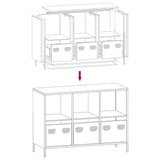 Sideboard White 101.5x39x73.5 cm Cold-rolled Steel 851369