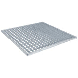 Grating Silver 60 x 60 x 2 cm Hot-Dip Galvanised Steel 42018658