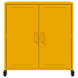 Sideboard Mustard Yellow 68x39x72 cm Steel 846659