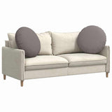 Seat Cushions 2 pcs Taupe 80 x 29 cm Fabric 42014237