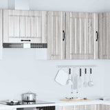 Kitchen Wall Cabinet Lucca Grey Sonoma Engineered Wood 853783