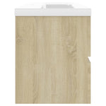 ZNTS Sink Cabinet with Built-in Basin Sonoma Oak Engineered Wood 3071570