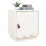 Bedside Cabinets 2 pcs White 40x34x45 cm Solid Wood Pine 818278