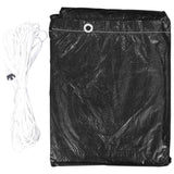 ZNTS Garden Furniture Covers 2 pcs L-Shaped 12 Eyelets 250x250x90 cm 3082835
