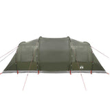 Family Tent Tunnel 6-Person Olive Green Waterproof 4009419