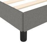 Bed Frame without Mattress Dark Grey Super King Fabric 349828