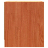 Bedside Tables Wax Brown 40 x 30.5 x 35.5 cm Pine Wood 863949