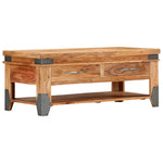 Coffee Table 110x52x45 cm Solid Acacia Wood 282751