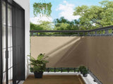 Balcony Screen Beige 110 x 800 cm Oxford Fabric 42030692
