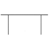 ZNTS Manual Retractable Awning with Posts 5x3.5 m Anthracite 3070259