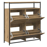 Shoe Cabinet Artisan Oak 100 x 34 x 112 cm Engineered Wood 3365548