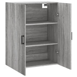 Wall Mounted Cabinet Grey Sonoma 69.5x34x90 cm 828426