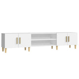 TV Cabinet White 180x31.5x40 cm Engineered Wood 816256