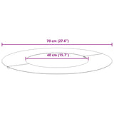 suitable for Flat Tree Rings 5 pcs Brown 40 / 70 cm 873689