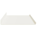 Floating Shelf Wall-mounted 4 pcs White 100 x 18 x 2.5 cm Steel 8004055