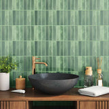 Rectangular Tile 50 pcs Dark Green 29 x 23 x 0.08 cm 42021253
