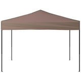 Folding Party Tent Taupe 3x3 m 93519