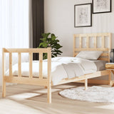Bed Frame without Mattress Small Single Solid Wood 3101113