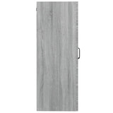Hanging Wall Cabinet Grey Sonoma 69.5x34x90 cm 817391