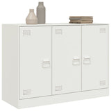 Sideboard White 99x39x73 cm Steel 841726