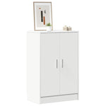 Shoe Cabinet White 60x35x92 cm Engineered Wood 808927