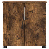 Bathroom Cabinet with Storage Smoked Oak 61 x 35 x 64 cm 883289