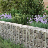 Gabion Raised Bed Galvanised Steel 1000x100x20 cm 151318