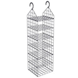 Hanging Closet Organiser with 7 Shelves 2 pcs 3102980