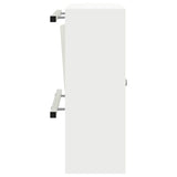 Mailbox with Storage with Door White 30 x 20 x 55 cm Steel 874948