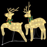 LED Reindeers 2 pcs Warm White Fabric 42012987