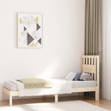 Bed Frame without Mattress Solid Wood Small Single 3103893