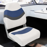 Boat Seat with High Back Foldable 44x38x55 cm 4012130