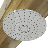 Outdoor Shower 210 cm Impregnated Pine Wood and Stainless Steel 886359