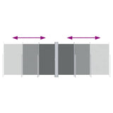 Retractable Side Awning Anthracite 200x600 cm 318008