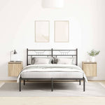 ZNTS Wall-Mounted Bedside Cabinets 2 pcs Sonoma Oak 38x34x40 cm 861234