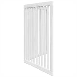 Dog Gate Foldable 2 Panels White 160 cm Poplar Wood 352250