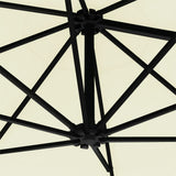 Parasol Sand Polyester, Metal 300 cm diameter Tiltable Parasol 44863