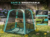 Cat Tent, 3-Tier Portable Pet Tent for Indoor Outdoor, Cat House with Multi-Door, Carry Bag, T3398P551746