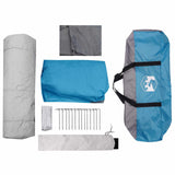 Instant Tent Blue 8-Person 185T Polyester with PU Coating 42017485