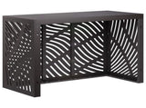 Air Conditioner Cover Black 110 x 50 x 80 cm Steel 8014108