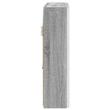 Bathroom Mirror Cabinet Grey Sonoma 63.5 x 15.5 x 60.5 cm 889252