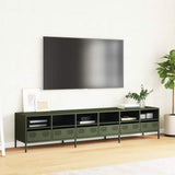 TV Cabinet Olive Green 202x39x43.5 cm Cold-rolled Steel 3307159