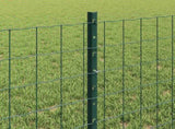 Welded Wire Fence 50 x 0.6 m PVC-Coated Steel Green 3336032