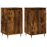 Sideboards 2 pcs Smoked Oak 40x35x70 cm Engineered Wood 831047