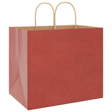Paper Bags 250 pcs with Handles Red 32x22x28 cm 4101764